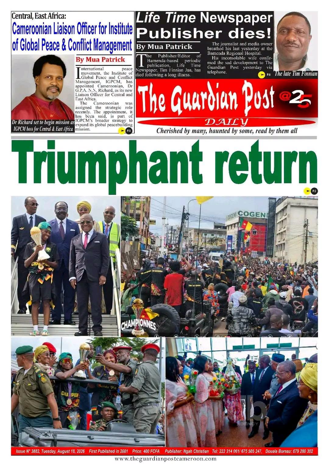 THE GUARDIAN POST N°3882