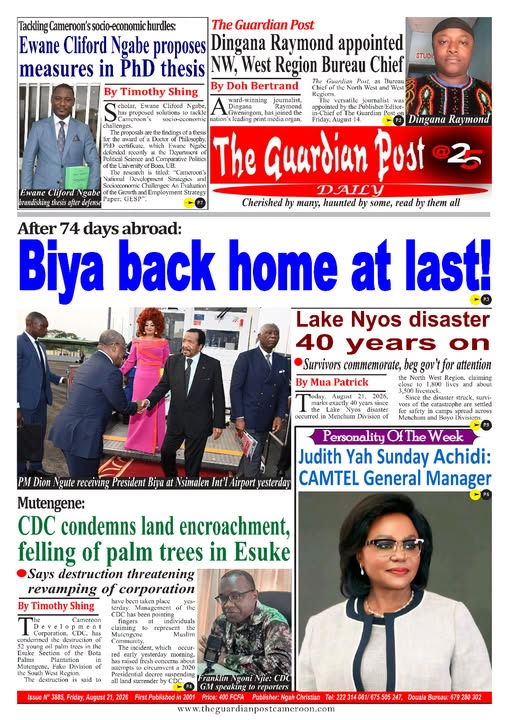 THE GUARDIAN POST N°3885
