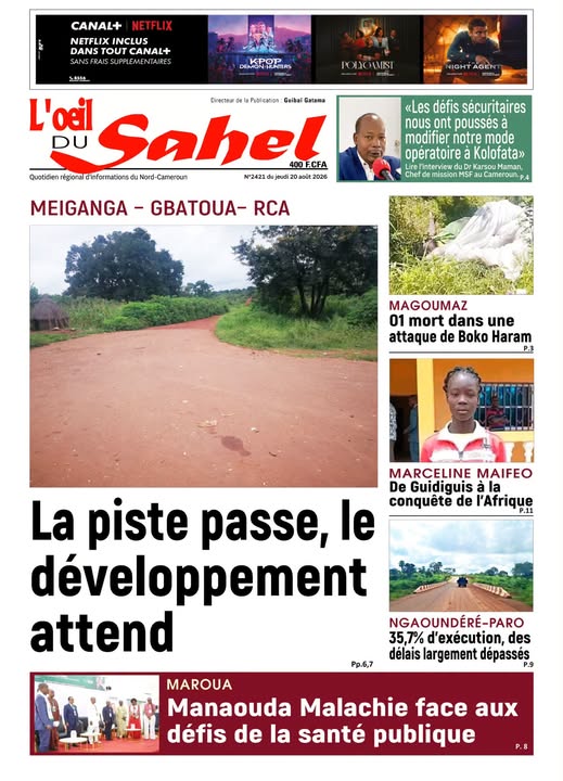 L’ŒIL DU SAHEL N°2421