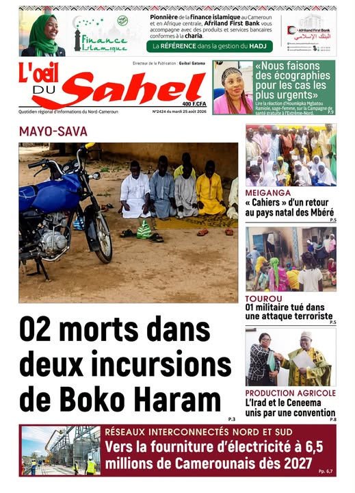 L’ŒIL DU SAHEL N°2424