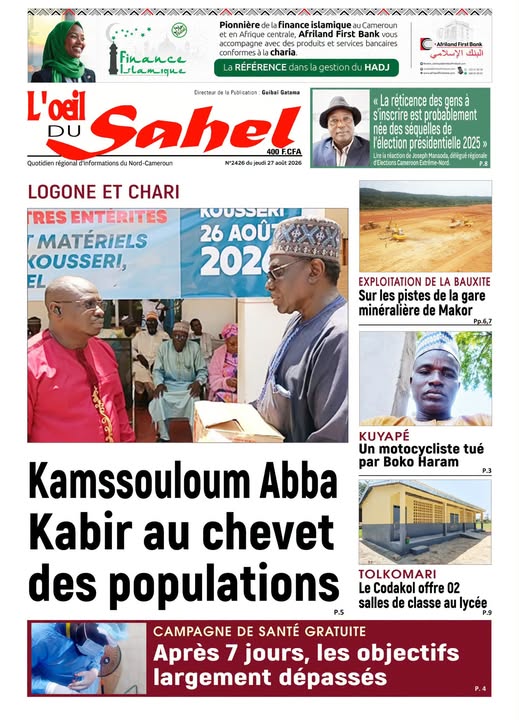 L’ŒIL DU SAHEL N°2426
