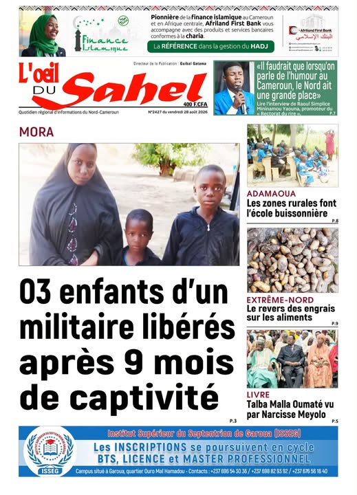 L’ŒIL DU SAHEL N°2427