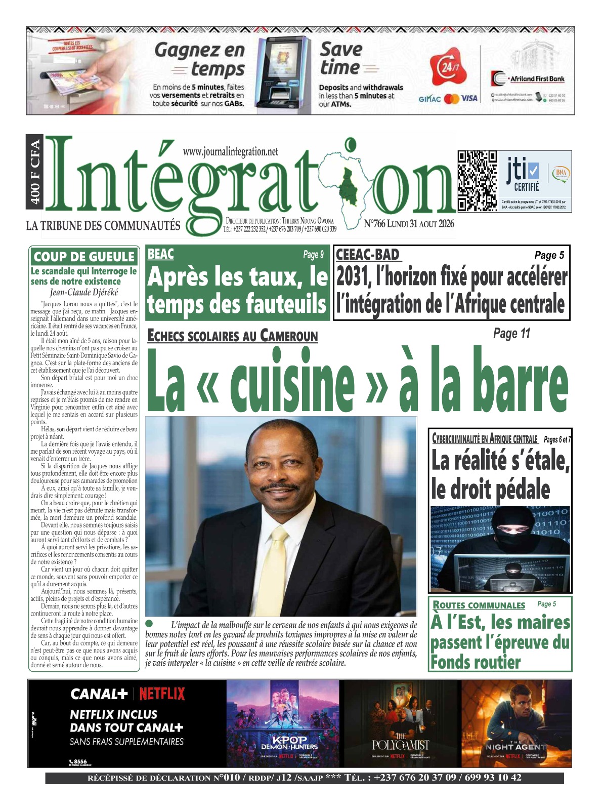 INTÉGRATION N°766