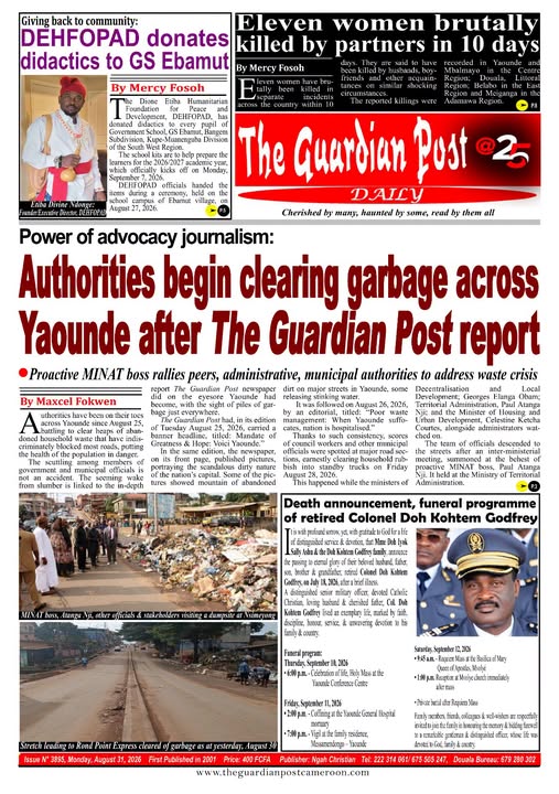 THE GUARDIAN POST N°3895