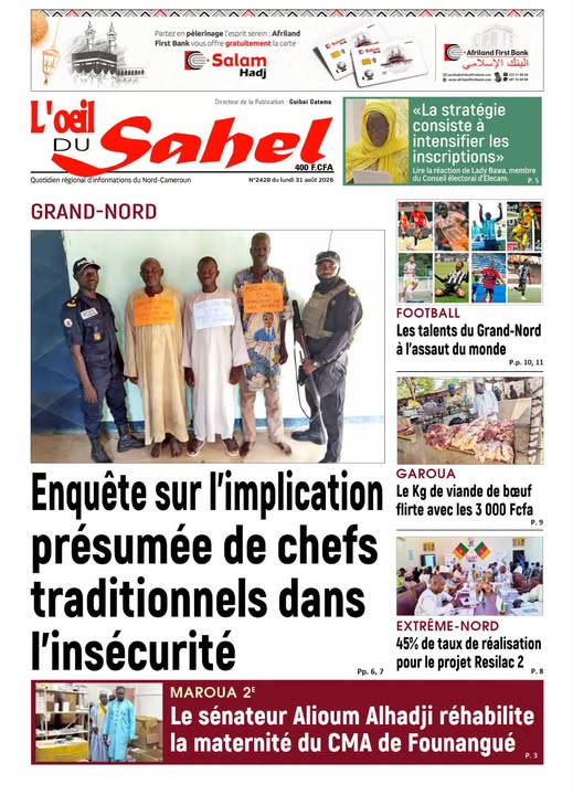 L’ŒIL DU SAHEL N°2428