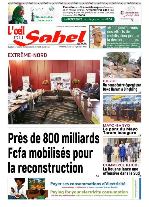 L’ŒIL DU SAHEL N°2429