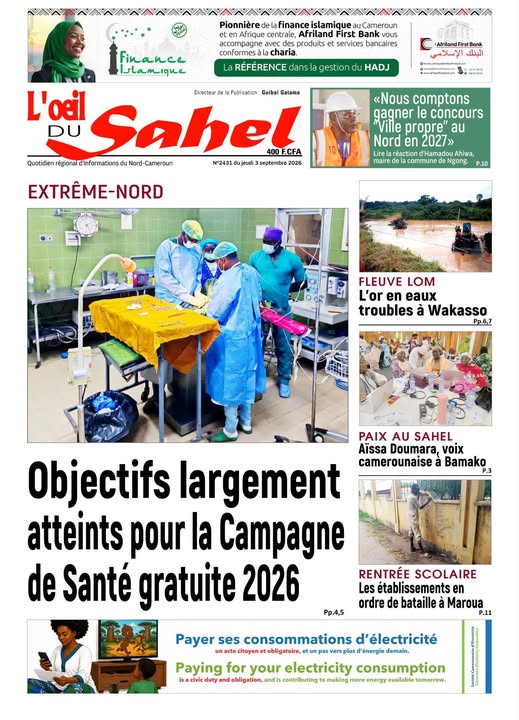 L’ŒIL DU SAHEL N°2431