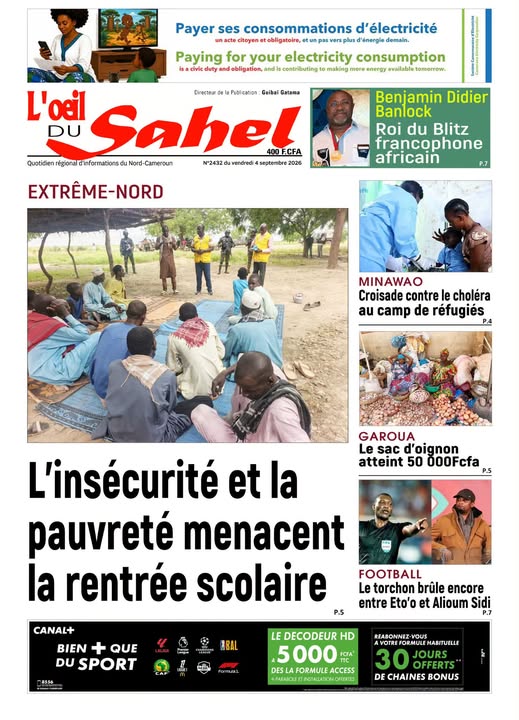L’ŒIL DU SAHEL N°2432