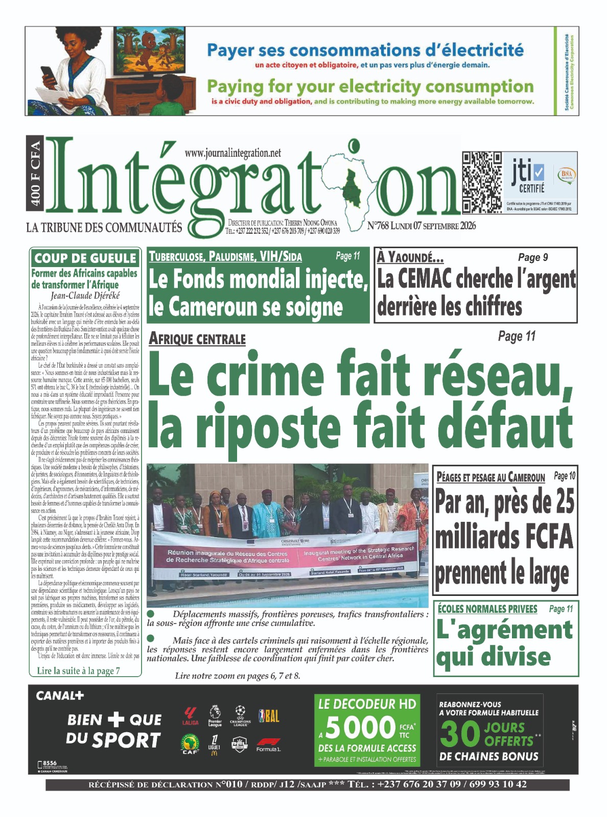 INTÉGRATION N°768