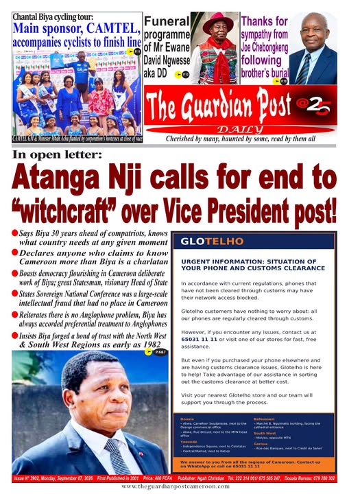 THE GUARDIAN POST N°3902