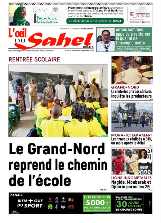 L’ŒIL DU SAHEL N°2434