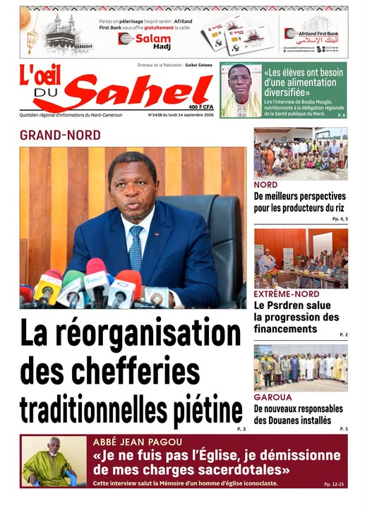 L’ŒIL DU SAHEL N°2438
