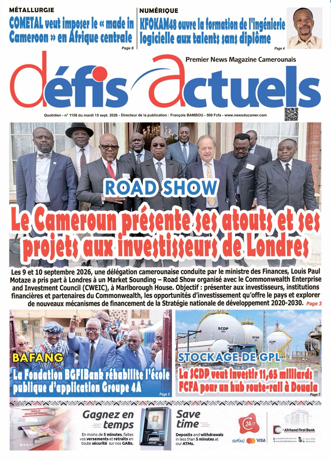 DÉFIS ACTUELS N°1158