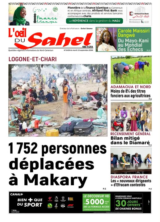 L’ŒIL DU SAHEL N°2439