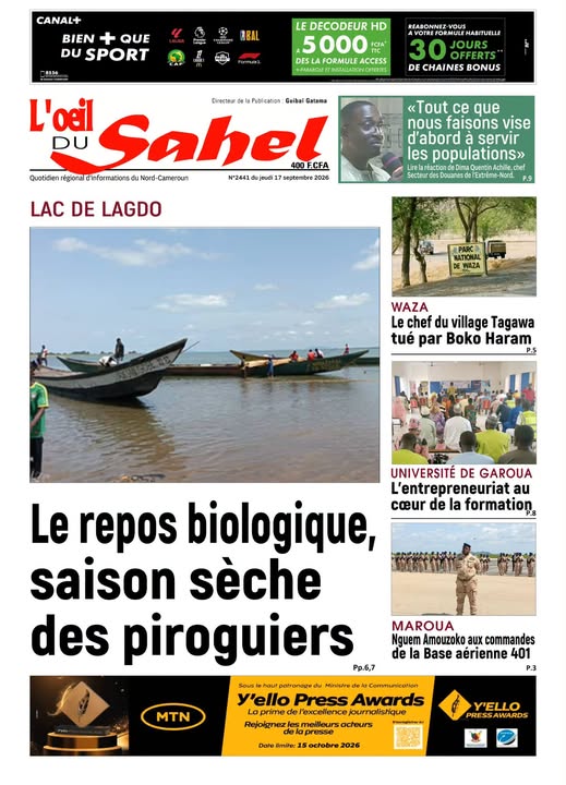 L’ŒIL DU SAHEL N°2441