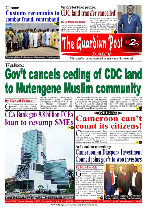 THE GUARDIAN POST N°3912