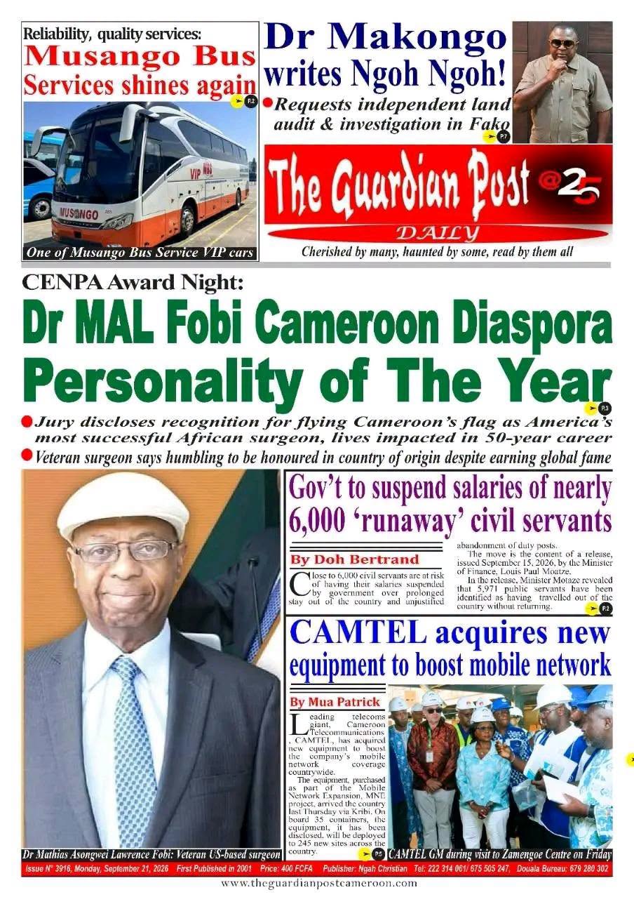 THE GUARDIAN POST N°3916