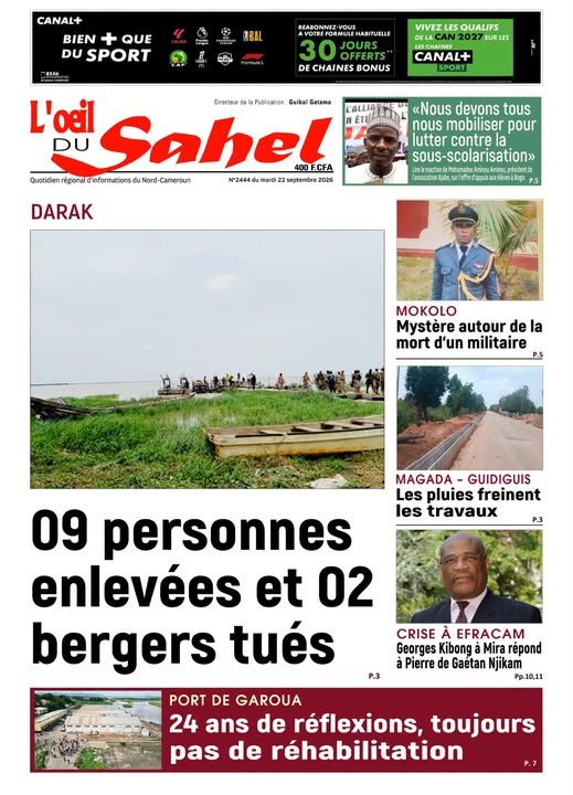 L’ŒIL DU SAHEL N°2444