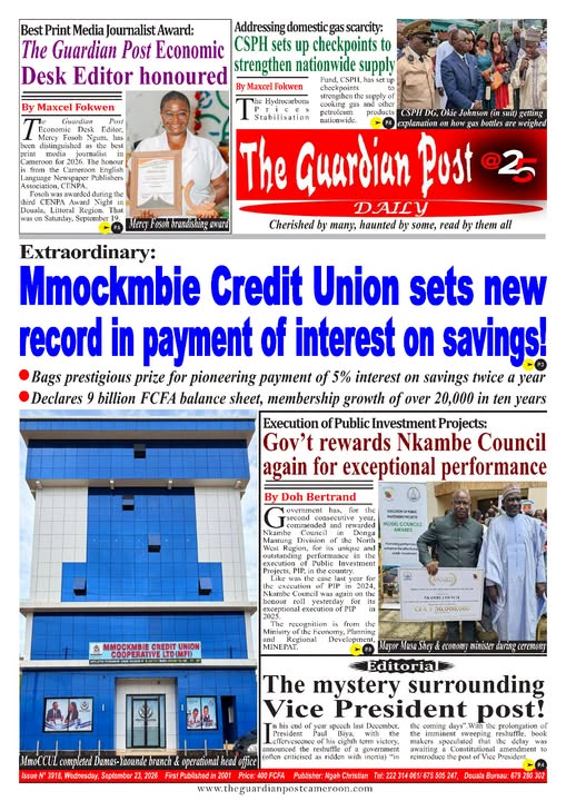 THE GUARDIAN POST N°3918