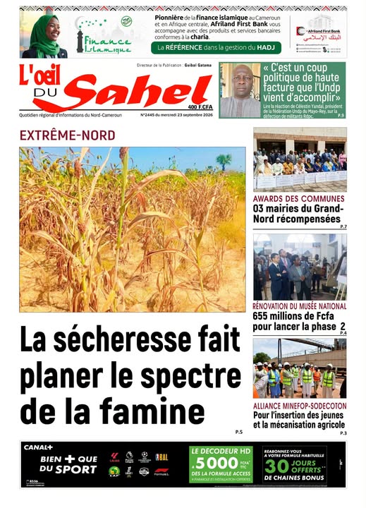 L’ŒIL DU SAHEL N°2445