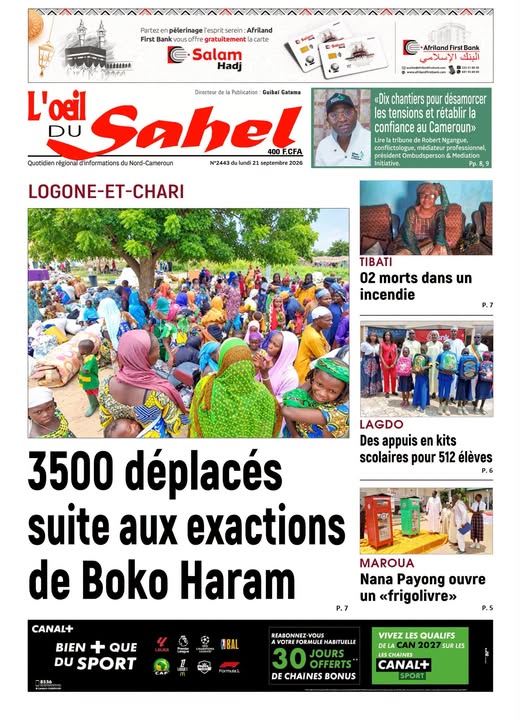 L’ŒIL DU SAHEL N°2443