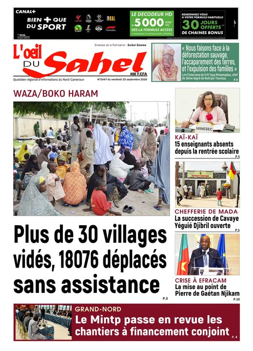 L’ŒIL DU SAHEL N°2447