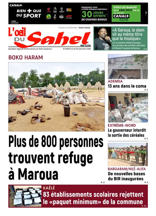 L’ŒIL DU SAHEL N°2448