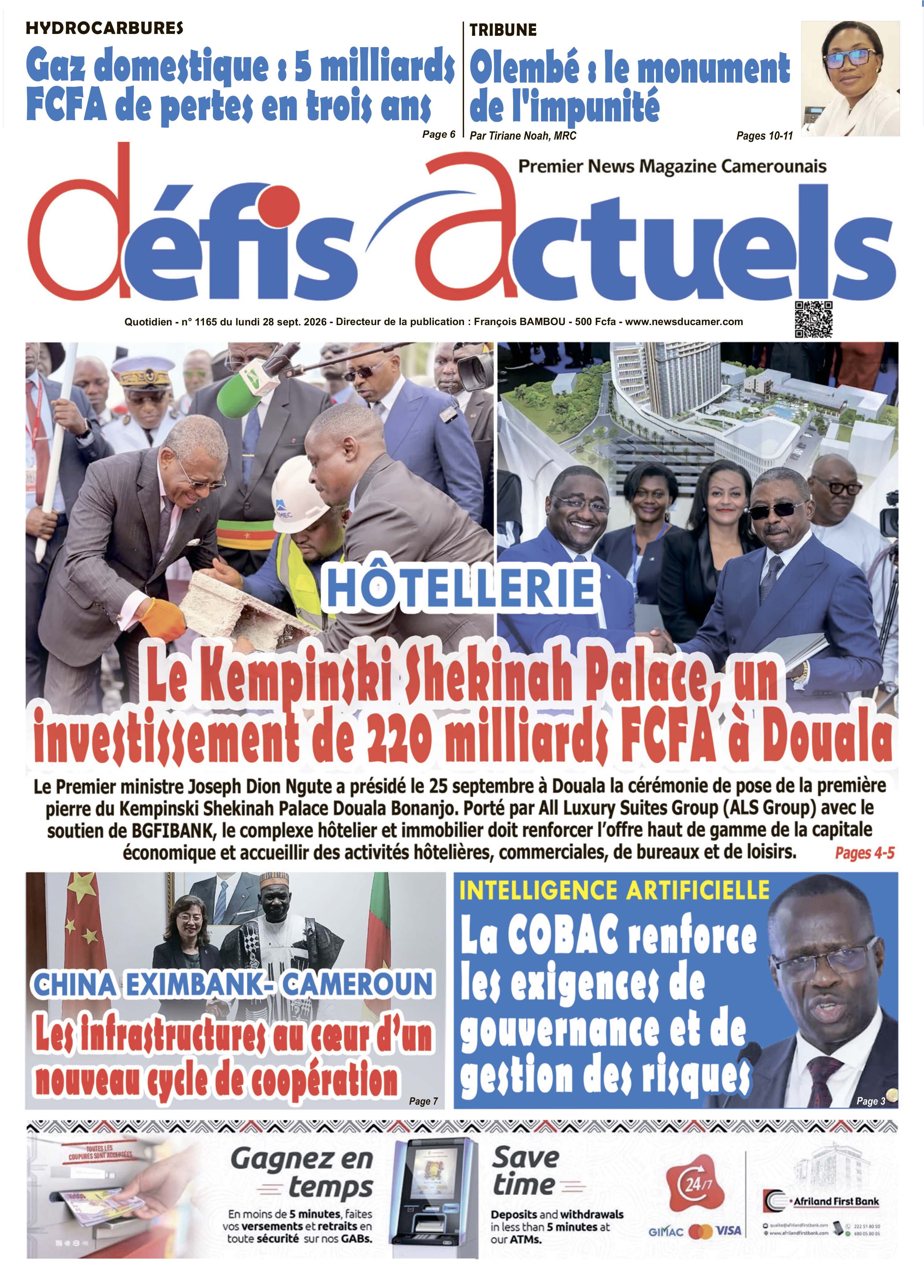 DÉFIS ACTUELS N°1165
