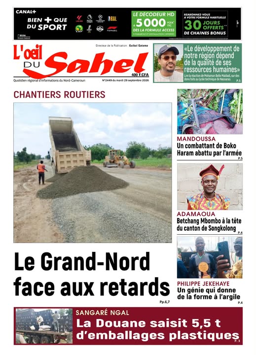 L’ŒIL DU SAHEL N°2449