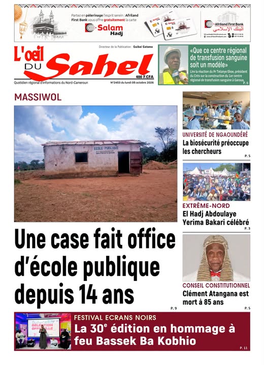 L’ŒIL DU SAHEL N°2453