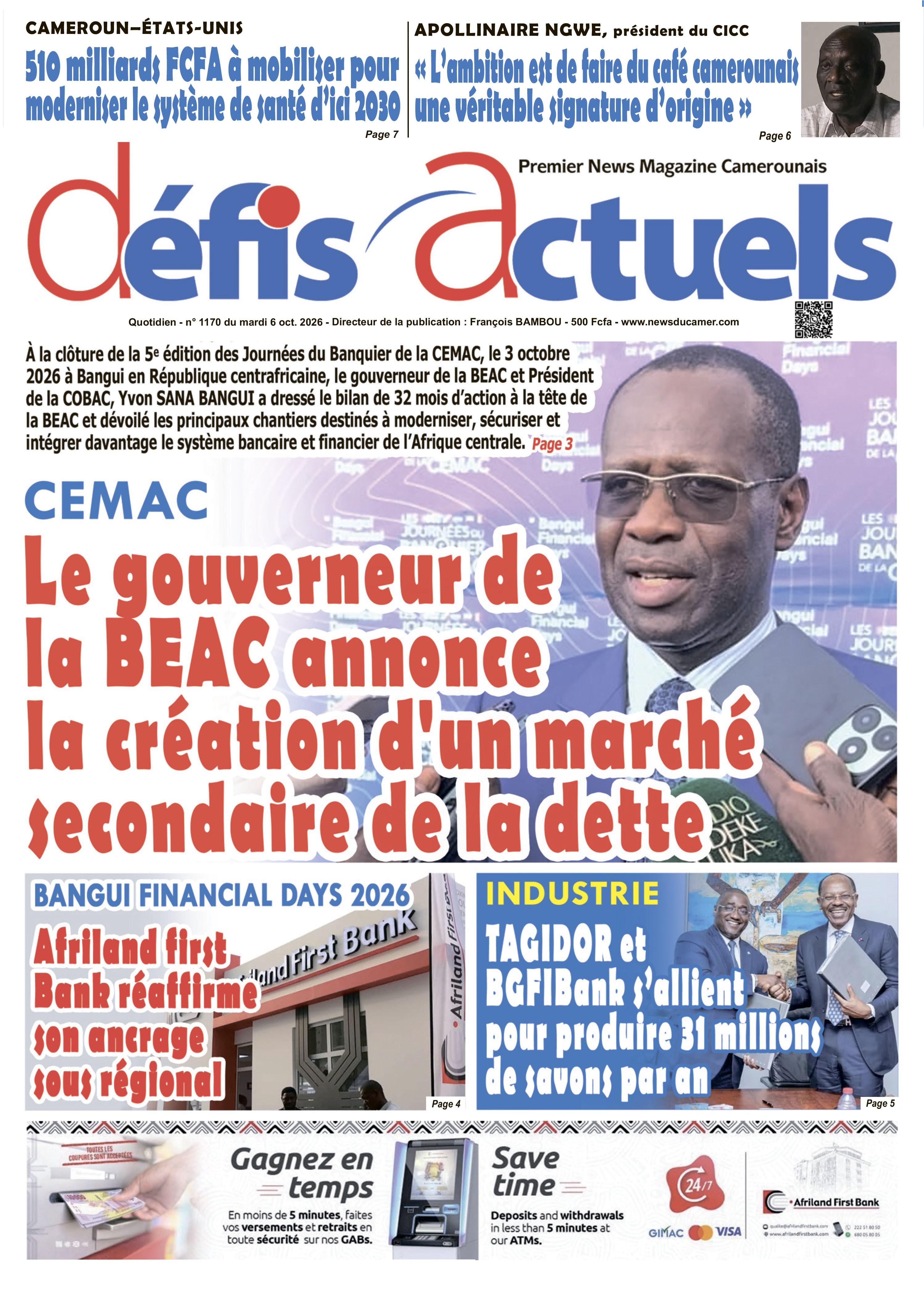 DÉFIS ACTUELS N°1170