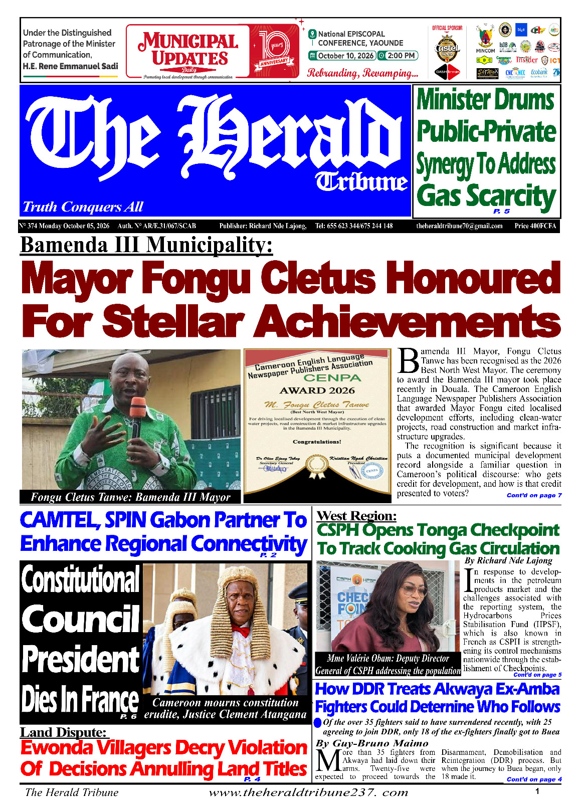 The Herald Tribune N°374
