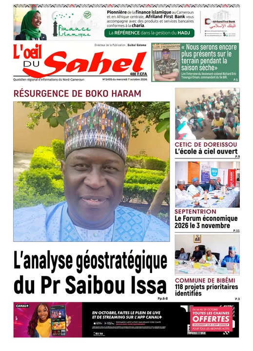 L’ŒIL DU SAHEL N°2455