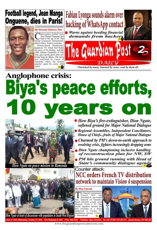 THE GUARDIAN POST N°3932