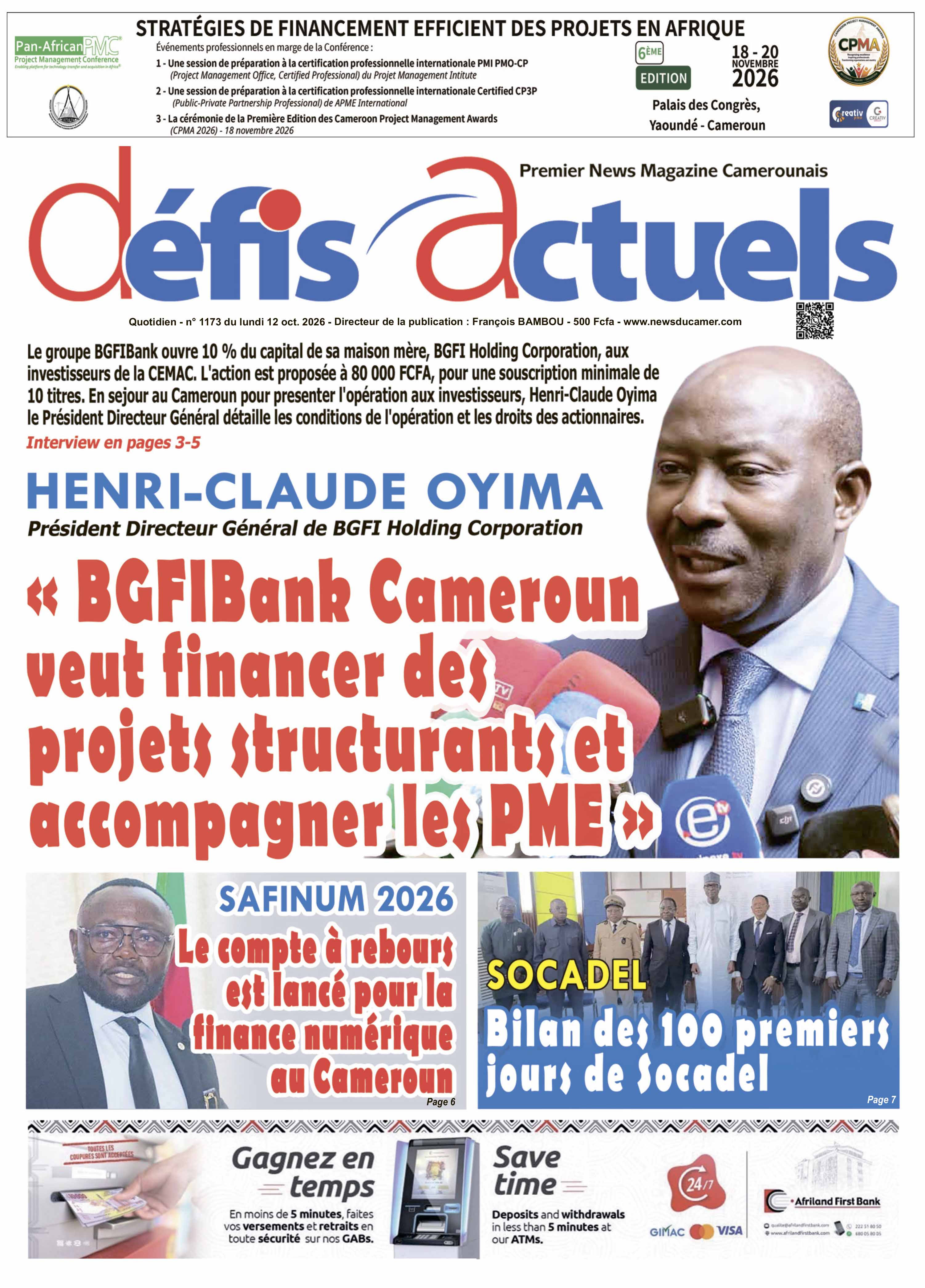 DÉFIS ACTUELS N°1173