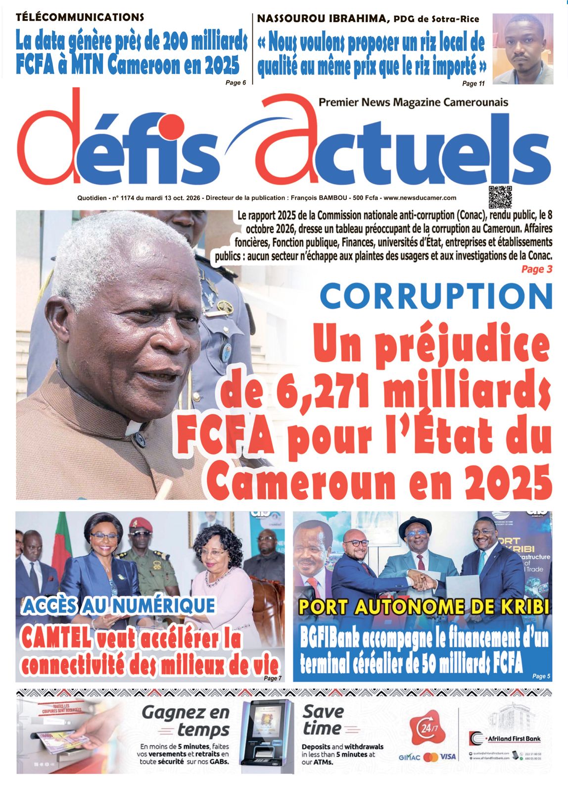 DÉFIS ACTUELS N°1174