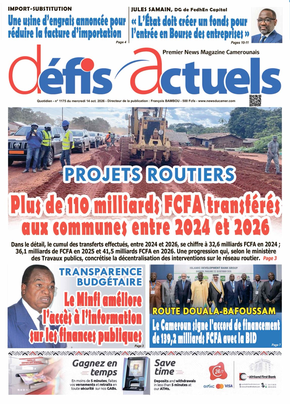 DÉFIS ACTUELS N°1175