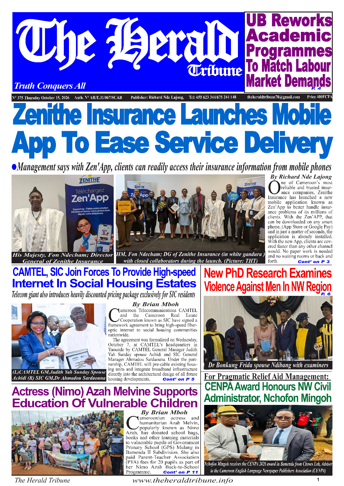 The Herald Tribune N°375