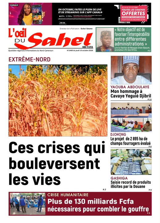 L’ŒIL DU SAHEL N°2461