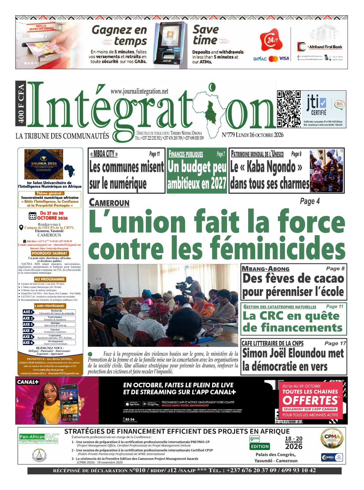 INTÉGRATION N°779