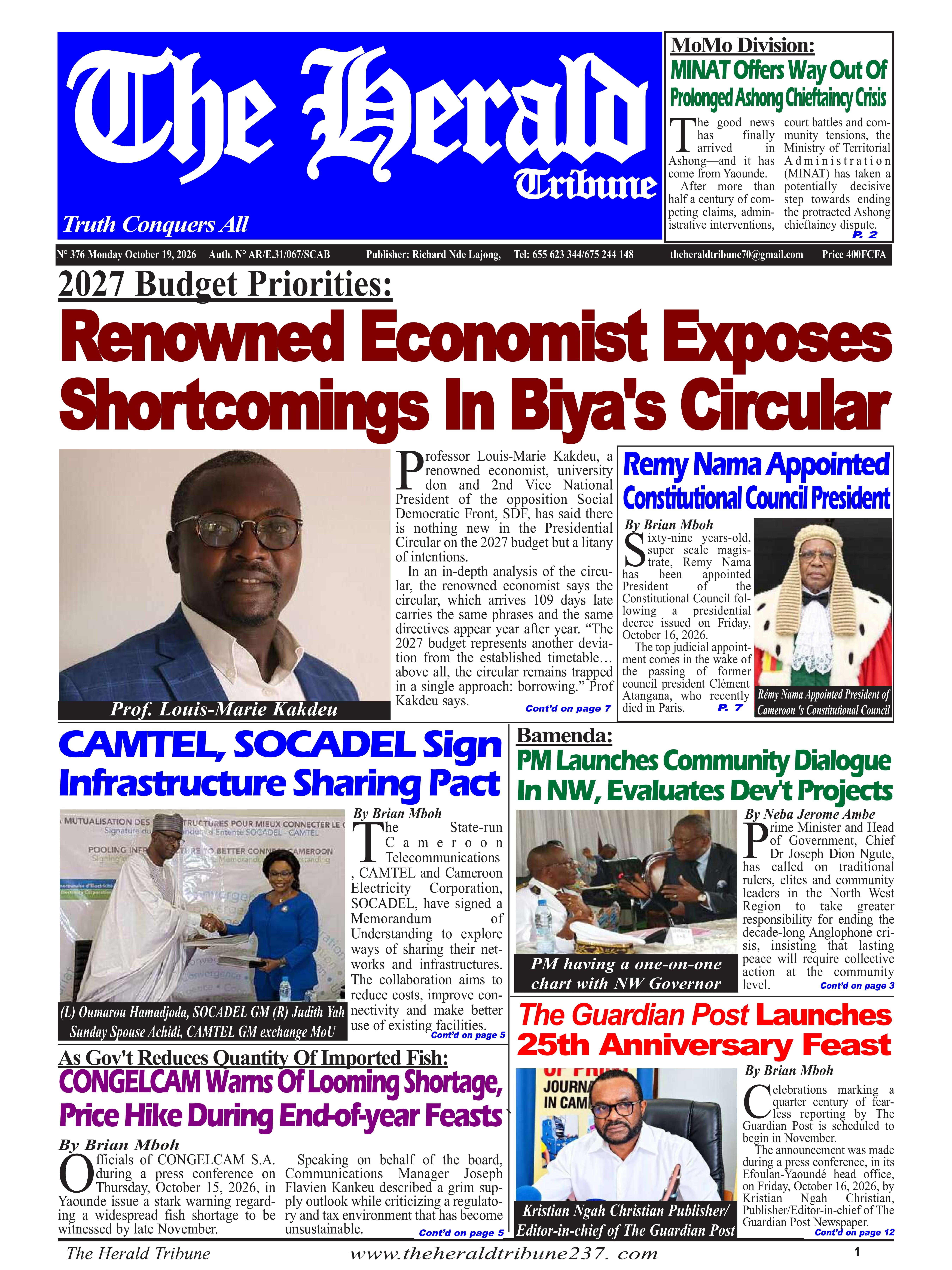 The Herald Tribune N°376