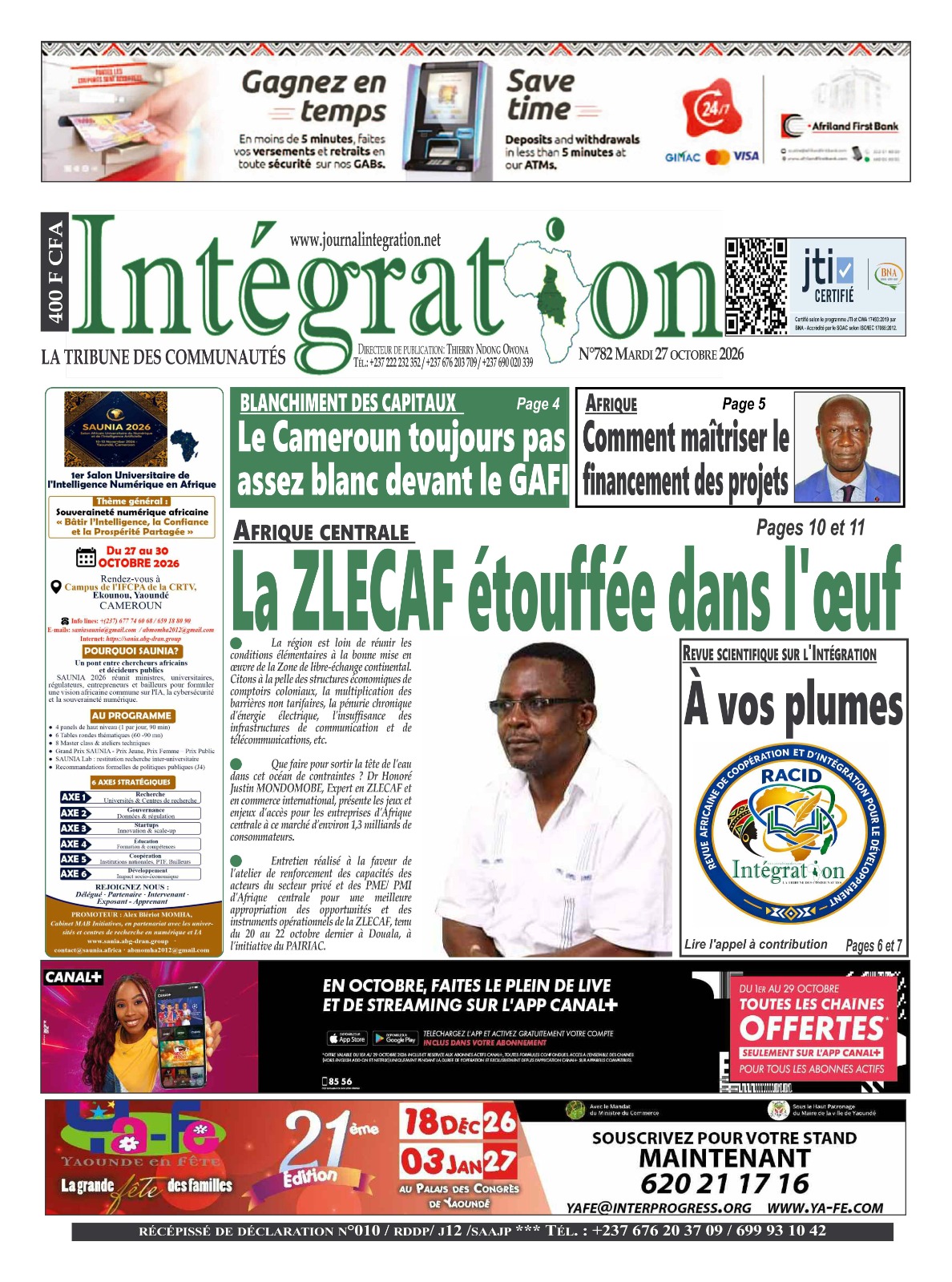 INTÉGRATION N°782