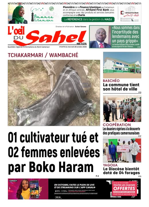 L’ŒIL DU SAHEL N°2470