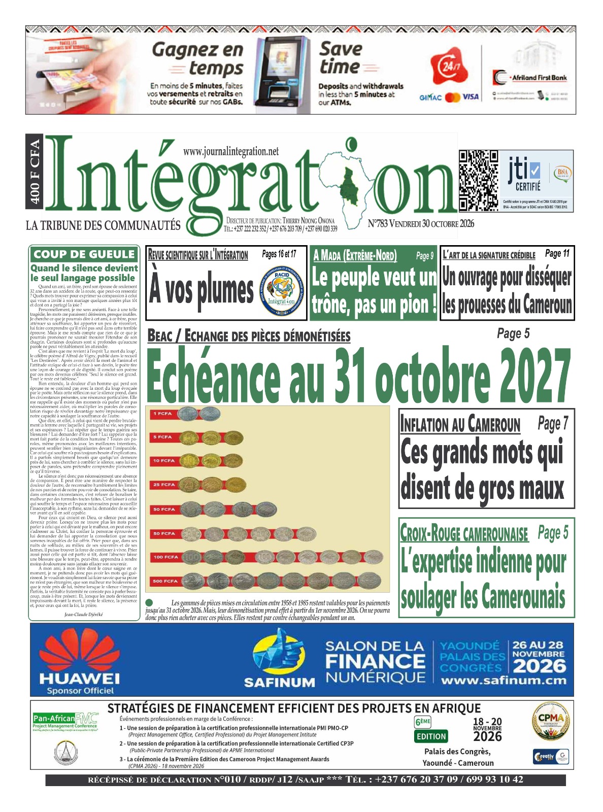 INTÉGRATION N°783